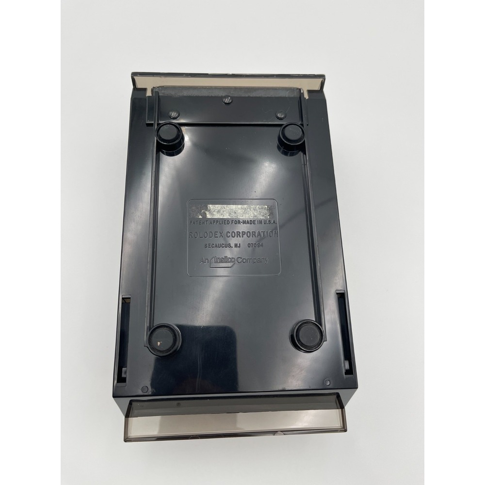 VTG Rolodex Black Covered Card File Index A-Z Dividers VIP-24C Appears Complete - Picture 7 of 7